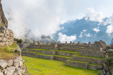 Maço Picchu harabelerinin panoramik görüntüsü, Peru