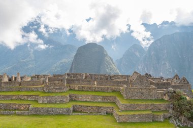 Maço Picchu harabelerinin panoramik görüntüsü, Peru