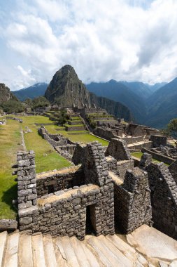 Maço Picchu harabelerinin panoramik görüntüsü, Peru