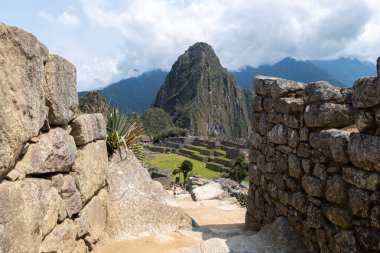 Maço Picchu harabelerinin panoramik görüntüsü, Peru