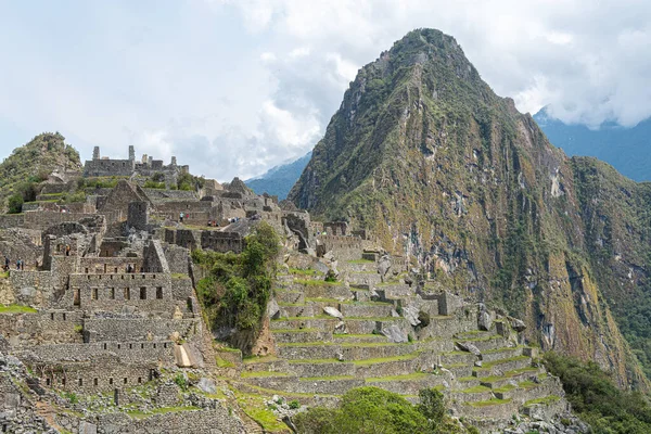 Vistas Panorámicas Las Ruinas Machu Picchu Perú — Foto de Stock