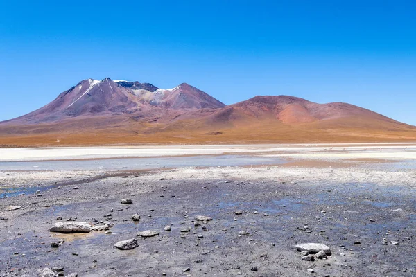 Bolivya Daki Eduardo Avaroa Ulusal Parkının Panoramik Görüntüsü — Stok fotoğraf