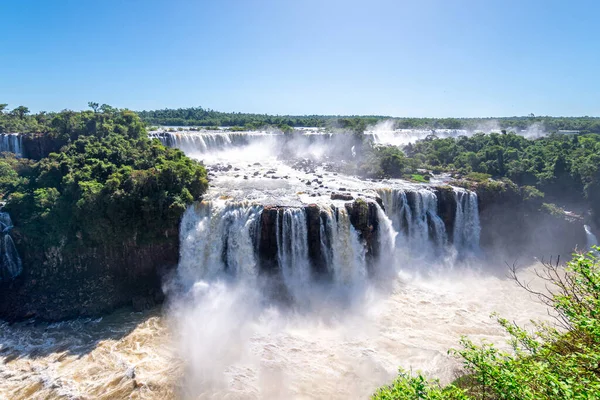 stock image amazing iguazu falls view from argentinian border