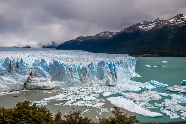 Πανοραμική Θέα Του Παγετώνα Perito Moreno Αργεντινή — Φωτογραφία Αρχείου