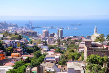 valparaiso, chile. 9th january, 2023: street view of valpairaso city, chile