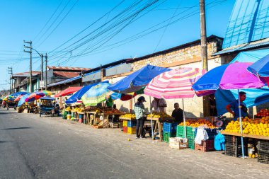 iquitos, peru. 19th september, 2022: street view of iquitos, peru