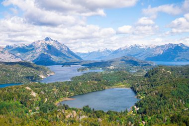 views of nahuel huapi national park in bariloche, argentina