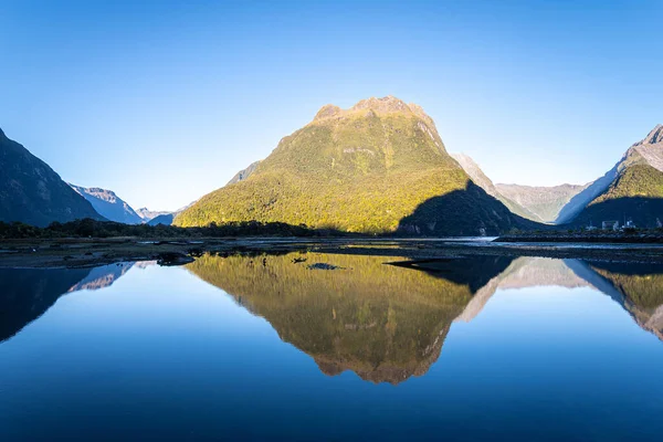 stock image views of fiordland national park in new zealand