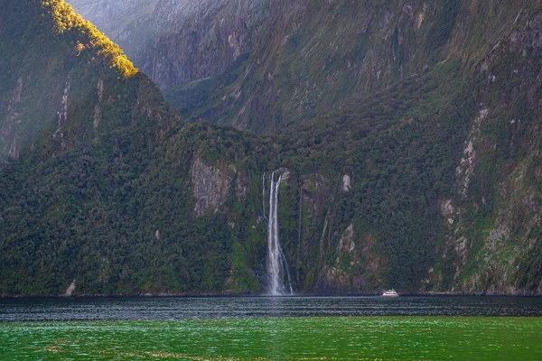 Vistas Para Parque Nacional Fiordland Nova Zelândia — Fotografia de Stock