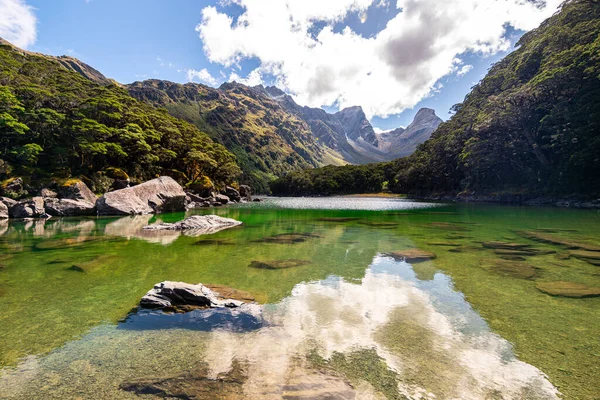 Uitzicht Het Nationale Park Van Fiordland Nieuw Zeeland — Stockfoto