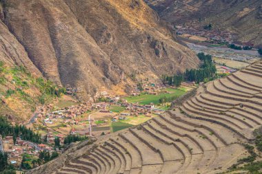 Yakınlardaki kutsal vadi manzarası, Peru