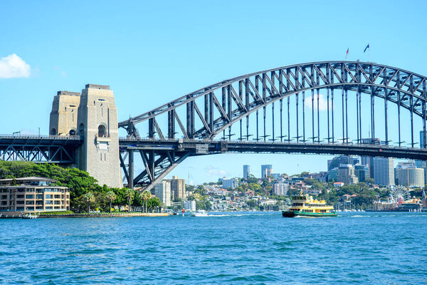 sidney, australia. 21th february, 2023: views of sidney opera house and harbour