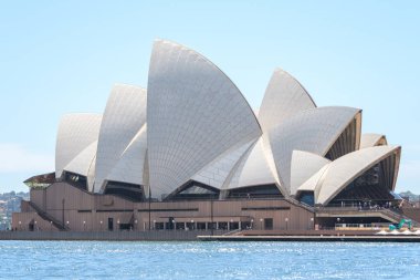 Sidney, Avustralya 'dan. 21 Şubat 2023: Sidney Opera Evi ve Limanı manzarası