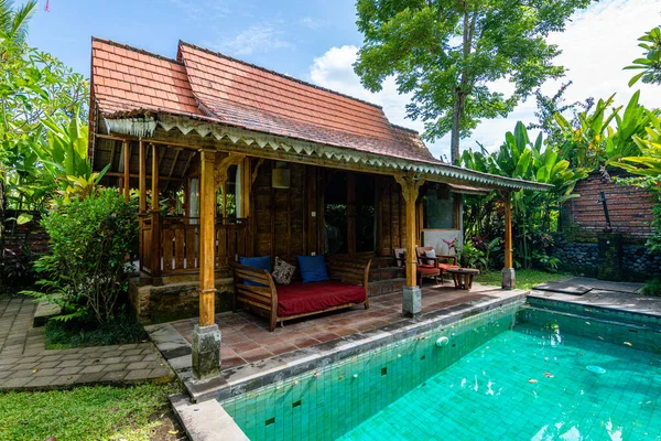 stock image ubud, indonesia. 13th march, 2023: views of balinese luxury villa in ubud, indonesia