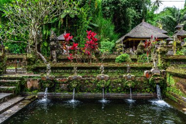 Gunung kawi sebatu tapınağının Gianyar Regenci, Bali 'deki manzarası