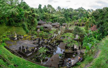 Gunung kawi sebatu tapınağının Gianyar Regenci, Bali 'deki manzarası
