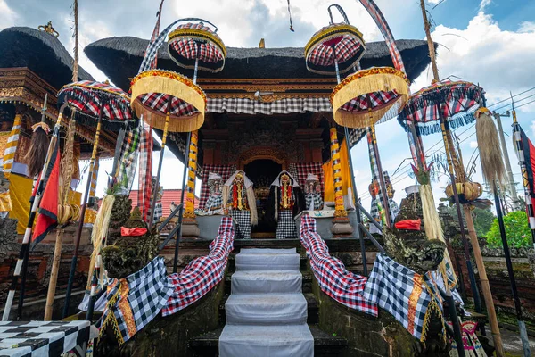 Kültéri Kilátás Balinéz Templom Dísz — Stock Fotó