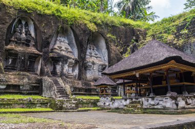 Bali, Endonezya 'daki Gunung Kawi cenaze kompleksinin görüşleri