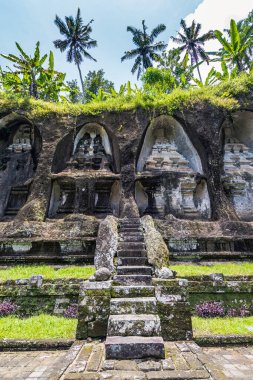 Bali, Endonezya 'daki Gunung Kawi cenaze kompleksinin görüşleri