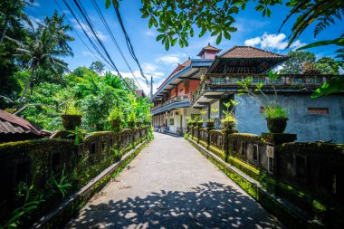 Ubud, Endonezya. 8 Mart 2023: Ubud pazarı, Endonezya