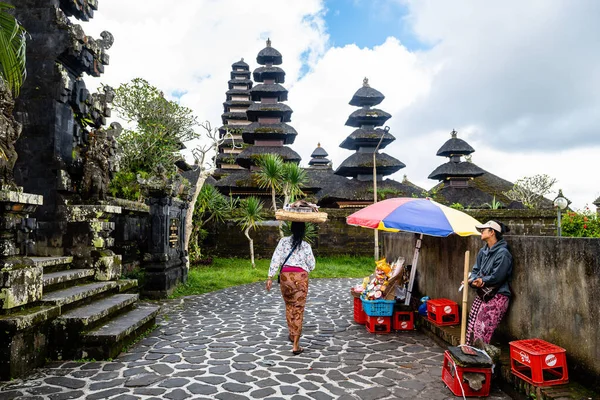Besakih Bali Marca 2023 Widok Kompleks Pura Besakih Bali — Zdjęcie stockowe