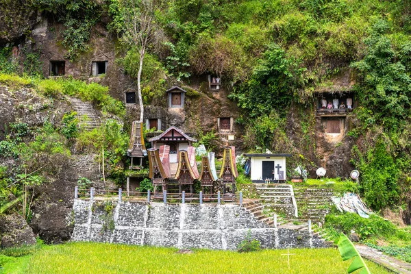 stock image lemo, indonesia. 10th april, 2023: views of lemo graveyard in tana toraja land, indonesia