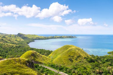Flores Adası, Endonezya 'nın panoramik manzarası