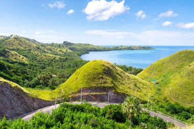 Flores Adası, Endonezya 'nın panoramik manzarası