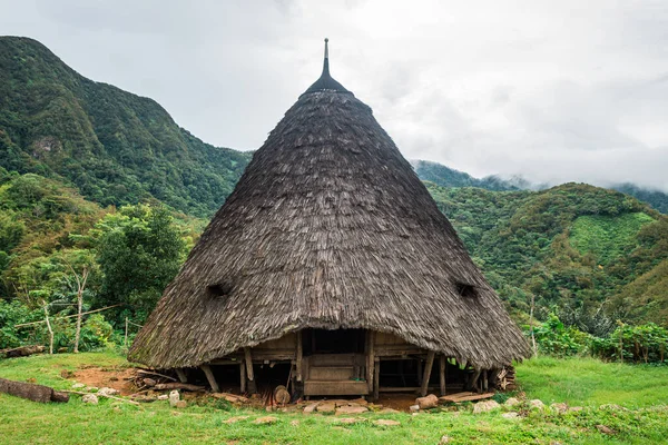 Stock image views of wae rebo village, indonesia