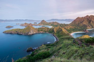 Komodo Ulusal Parkı, Endonezya 'daki Padar Adası manzarası