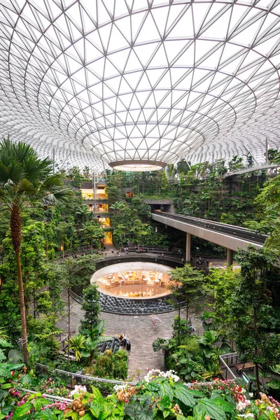 Singapore Avril 2023 Vue Imprenable Sur Jardin Suspendu Jewell Singapore — Photo