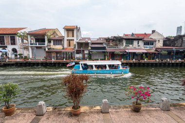 Malakka, Malezya. 20 Nisan 2023, Malezya 'nın Malezya kıyı şeridinde bulunan bir Portekiz sömürge kasabasıdır.