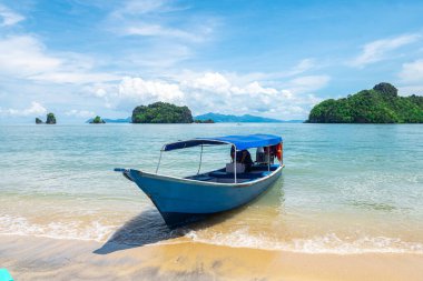 Langkawi adasının boş plajı, Malezya