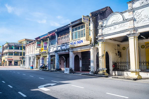George Város Malajziában 2023 Április George Város Utcára Néző Óvárosa — Stock Fotó