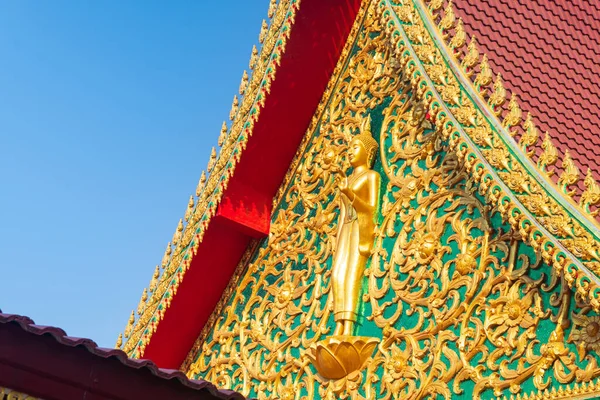 Arkitektur Traditionella Tempel Vientian Lao — Stockfoto