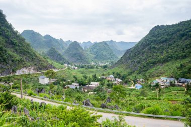  Kuzey Vietnam 'ın panoramik görüntüsü