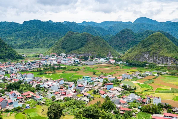 Panoramiczny Widok Pętlę Gian Północnym Wietnamie — Zdjęcie stockowe