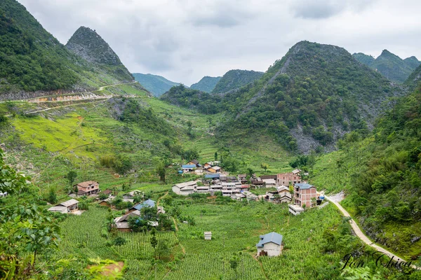 Kuzey Vietnam Panoramik Görüntüsü — Stok fotoğraf