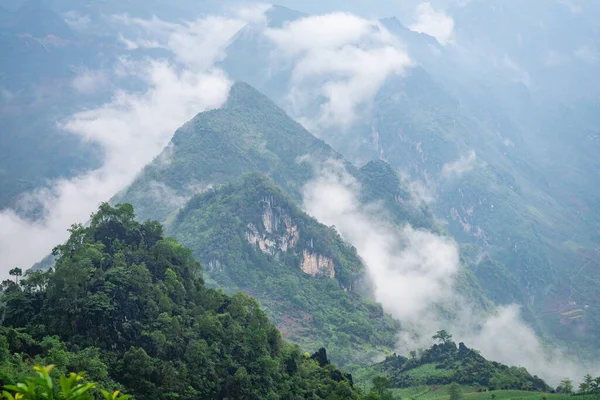 Vue Panoramique Boucle Géorgienne Sur Nord Vietnam — Photo