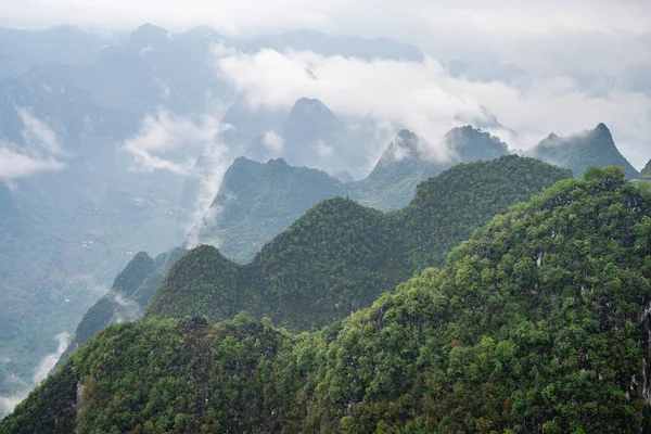 Панорамный Вид Петлю Севере Вьетнама — стоковое фото