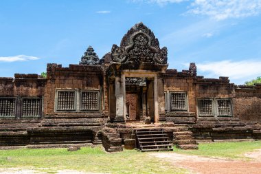 Muhteşem Angkor Wat tapınağının içinde, Kamboçya
