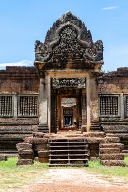 Muhteşem Angkor Wat tapınağının içinde, Kamboçya