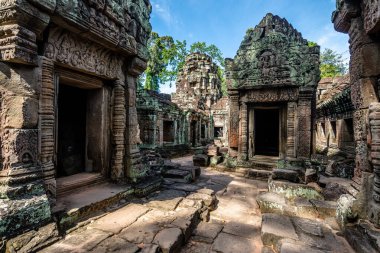  Muhteşem Angkor Wat tapınağının içinde, Kamboçya