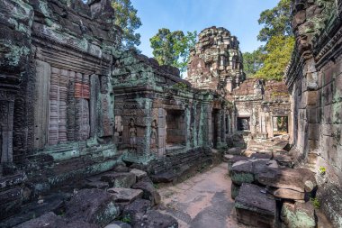  Muhteşem Angkor Wat tapınağının içinde, Kamboçya