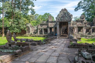  Muhteşem Angkor Wat tapınağının içinde, Kamboçya