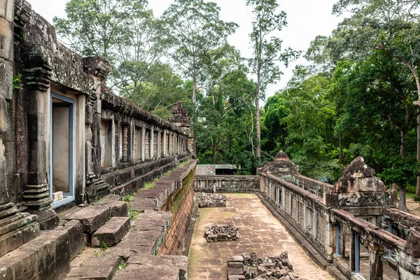 Intérieur Des Temples Incroyables Angkor Wat Cambodia — Photo