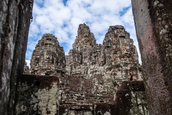 Μέσα Στους Εκπληκτικούς Ναούς Angkor Wat Cambodia — Φωτογραφία Αρχείου