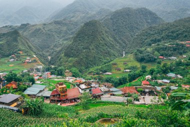 Vietnam 'da, Sa pa Vadisi' nde kırsal alan