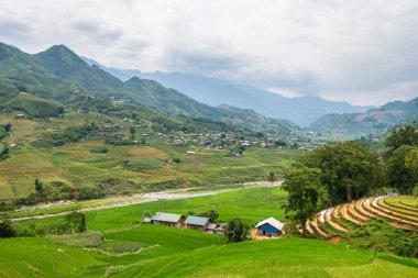 Vietnam 'da, Sa pa Vadisi' nde kırsal alan