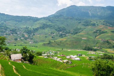 Vietnam 'da, Sa pa Vadisi' nde kırsal alan